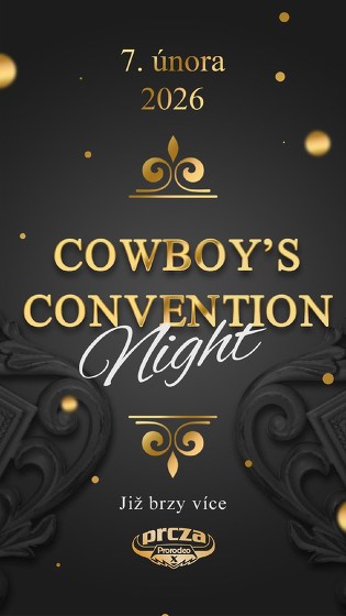 Plakát události Cowboys' Convention Night