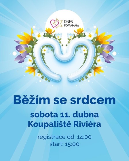 Plakát události Běžím se srdcem Majálesu