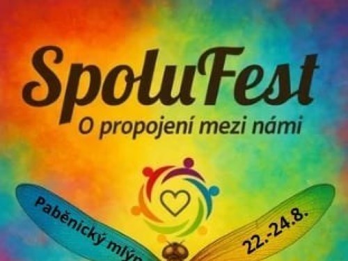 Plakát události Spolufest v Paběnickém mlýně 2025