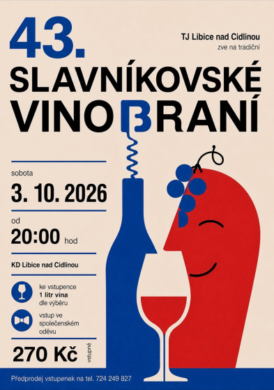 Plakát události Slavníkovské vinobraní
