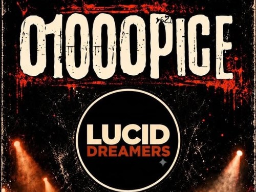 Plakát události o100opice + Lucid Dreamers