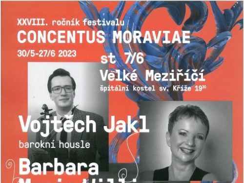 Plakát události CONCENTUS MORAVIAE - Kateřina Maňáková & Barbara Maria Willi & Vojtěch Jakl
