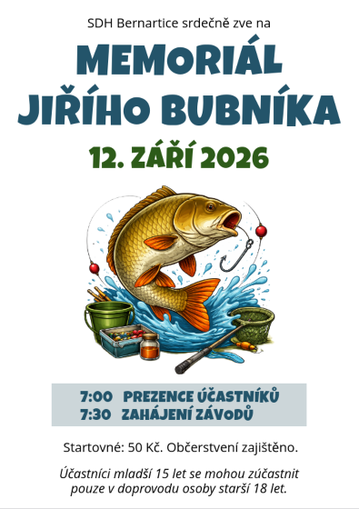 Plakát události Memoriál Jiřího Bubníka