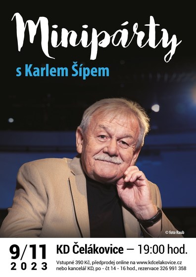 Plakát události Minipárty s Karlem Šípem