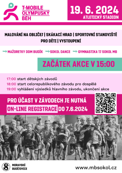 Plakát události T- Mobile Olympijský běh