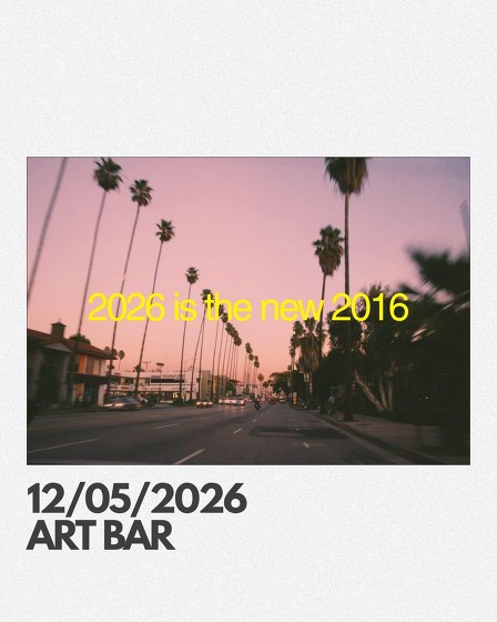 Plakát události ARTBAR PARTY 2026 is the new 2016