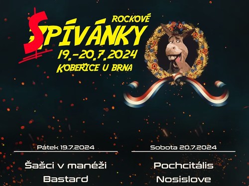 Plakát události Rockové zpívánky Kobeřice u Brna
