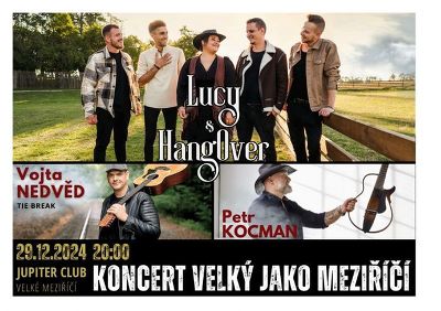 Plakát události koncert LUCY & HANGOVER