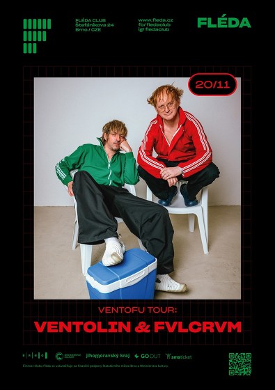 Plakát události VENTOFU TOUR: VENTOLIN & FVLCRVM - Brno