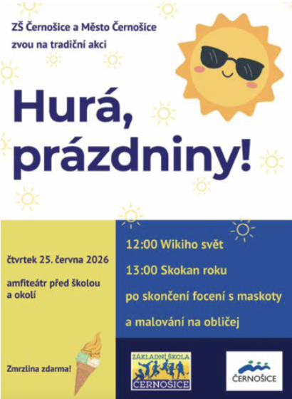 Plakát události Hurá prázdniny