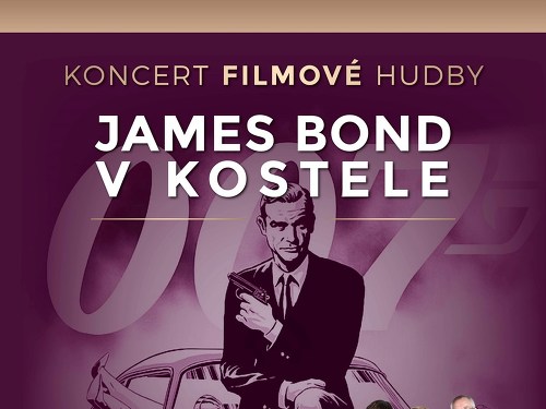 Plakát události James Bond v kostele 2, Koncert filmové hudby s iluminacemi