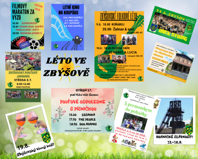Plakát události Léto ve Zbýšově