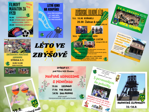 Plakát události Léto ve Zbýšově