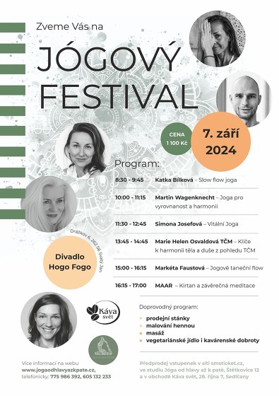 Plakát události JÓGOVÝ FESTIVAL