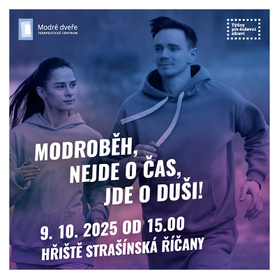 Plakát události Benefiční Modroběh
