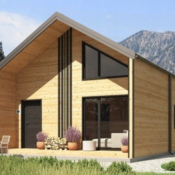 Dřevěný celoroční / rekreační domek 5 m x 7 m (35 m2)