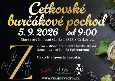 Plakát události Cetkovské burčákové pochod