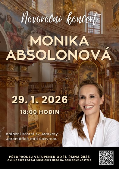Plakát události Monika Absolonová & Vlastní band – NOVOROČNÍ KONCERT