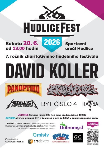 Plakát události HudliceFest 2026