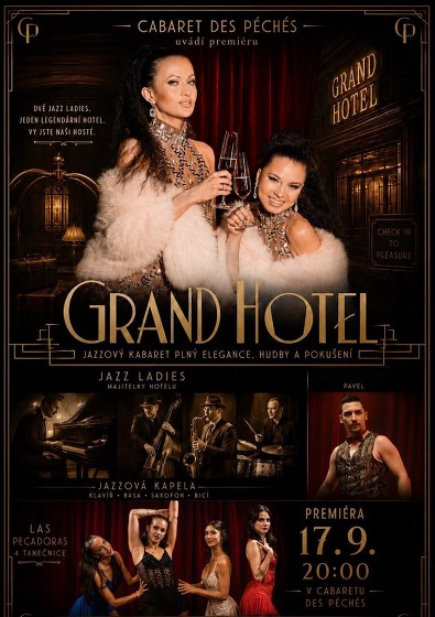 Plakát události PREMIERA: Grand Hotel