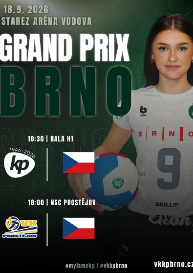 Plakát události GP BRNO 2026: vkkpbrno - národní tým ČR U20