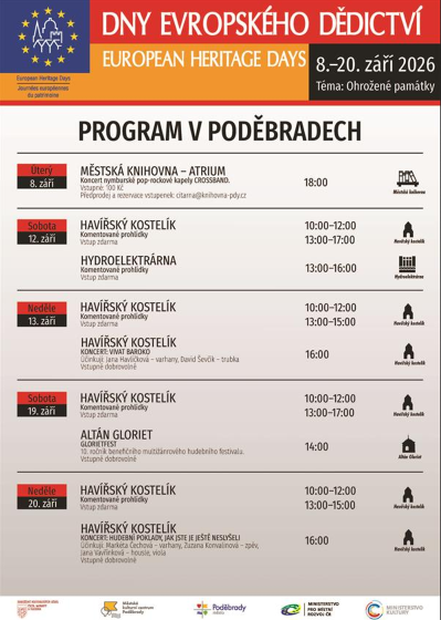 Plakát události Dny evropského dědictví