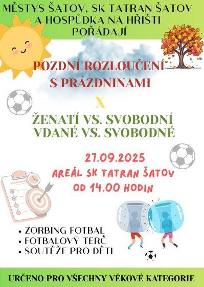 Plakát události Pozdní rozloučení s prázdninami