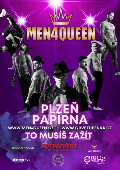 Plakát události SHOW MEN4QUEEN - PLZEŇ