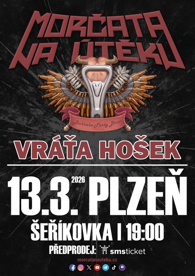 Plakát události Morčata na útěku, Vráťa Hošek