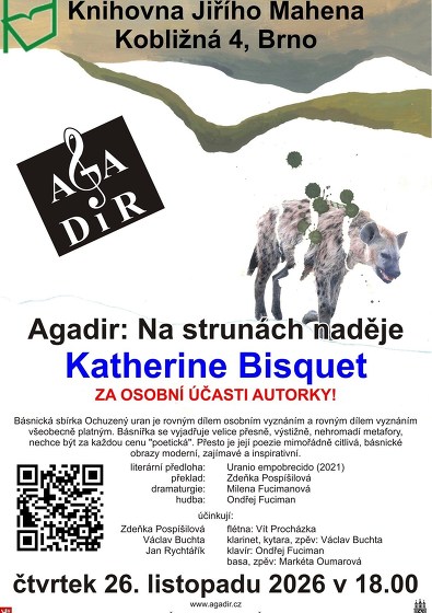 Plakát události Agadir: Na strunách naděje, Katherine Bisquet