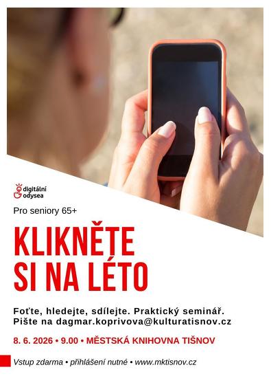 Plakát události Digitální odysea - klikněte si na léto