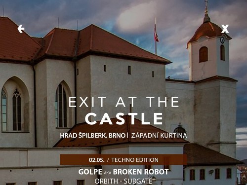 Plakát události EXIT At The Castle 2025 | Hrad Špilberk