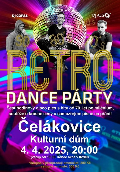 Plakát události Retro dance párty