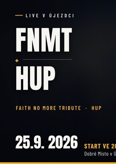 Plakát události Faith No More Tribute & HUP