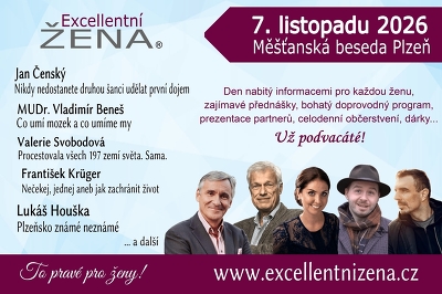 Plakát události 20. vzdělávací a zážitkové setkání EXCELLENTNÍ ŽENA®