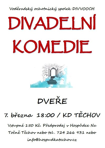 Plakát události Divadelní komedie Dveře - Voděradští ochotníci