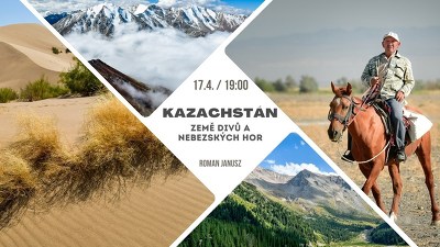 Plakát události Kazachstán -  země divů a Nebeských hor