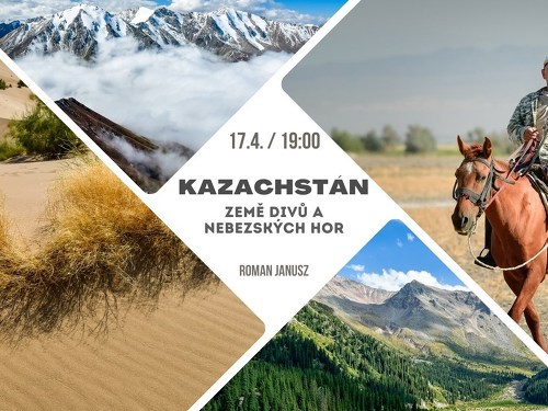 Plakát události Kazachstán -  země divů a Nebeských hor