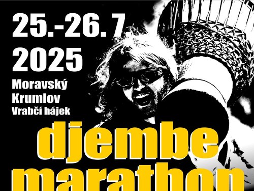 Plakát události Djembe Marathon 2025