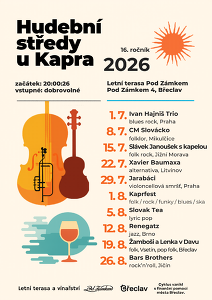 Hudební středy u Kapra 2026