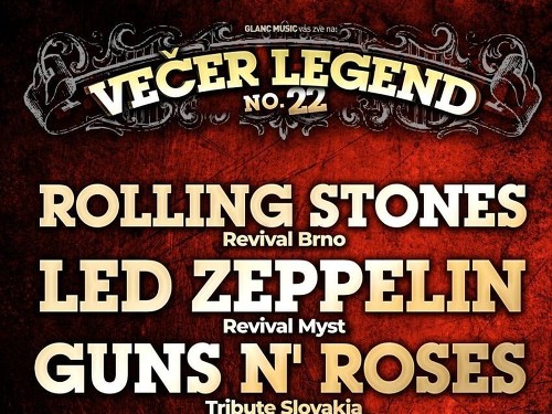 Plakát události Večer legend 22
