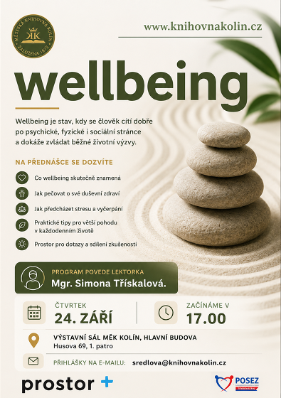 Plakát události Beseda: Wellbeing