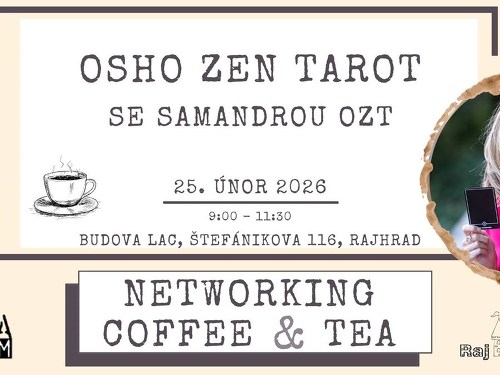 Plakát události Networking Coffee & Tea se Samandrou Ozt