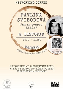 Networking Coffee s Pavlínou Svobodovou