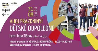 Plakát události Ahoj prázdniny! Dětské odpoledne