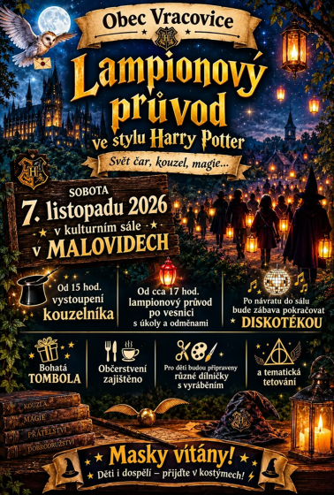 Plakát události Lampionový průvod