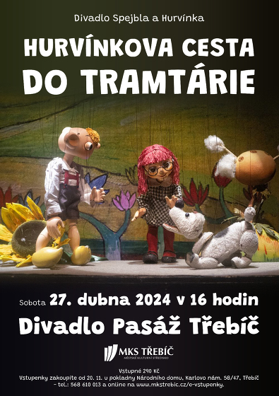 Plakát události Divadlo Spejbla a Hurvínka Praha: Hurvínkova cesta do tramtárie