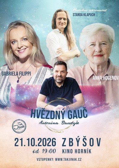 Plakát události Hvěždný gauč Antonína Baudyše