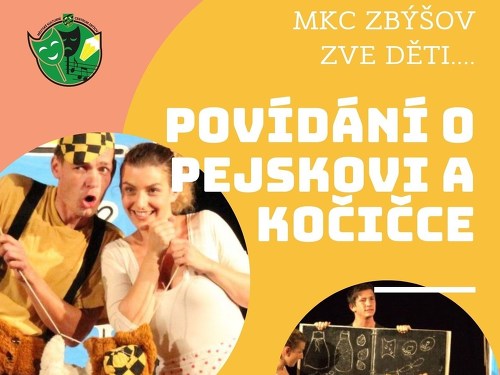 Plakát události Povídání o pejskovi a kočičce