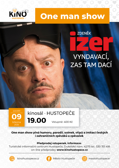 Plakát události Zdeněk Izer: Vyndavací zas tam dací